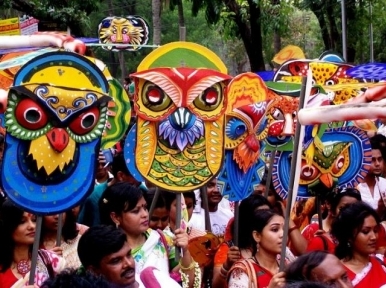 Bengalis celebrating Poila Boisakh today 